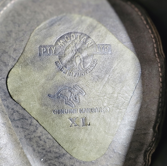 Genuine Kangaroo Leather Aussie  Outback Hat - Picture 9 of 9